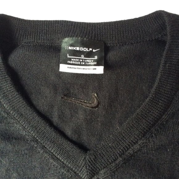 Nike Men's Wool-Blend Knit Pullover Golf Vest L - Picture 5 of 8